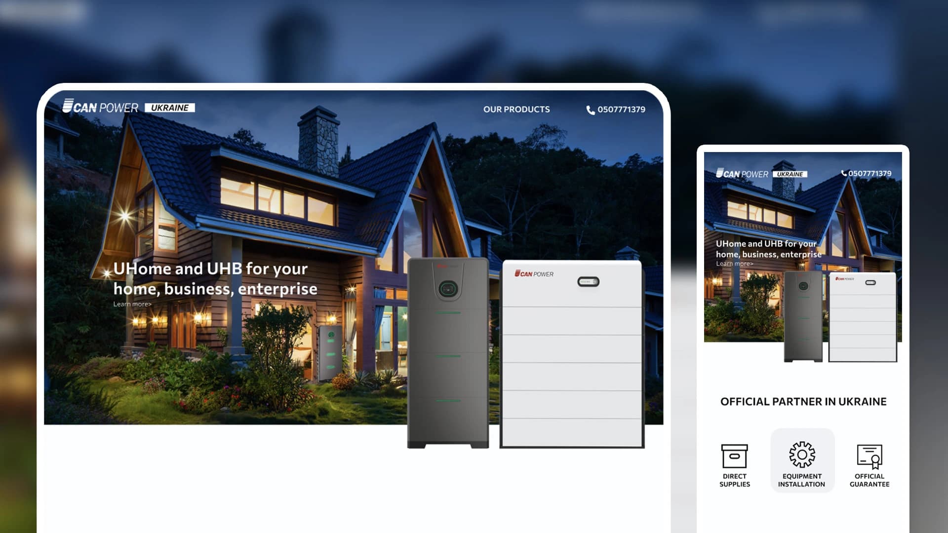 UCanPower e-commerce website