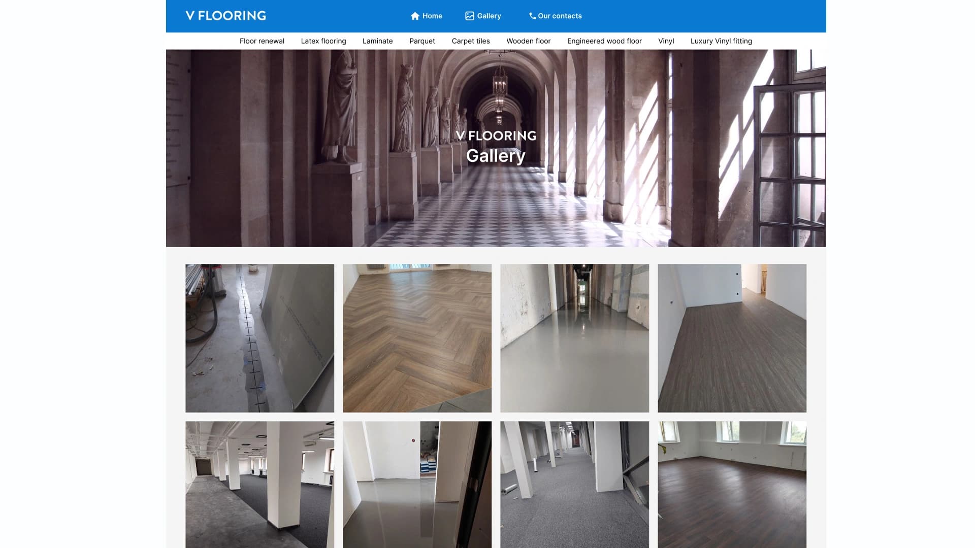 VFlooring business card website